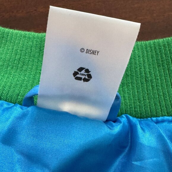 Disney Varsity Jacket Team Mickey Mouse 1928 Blue Snap Kids Size 7 8 - Picture 12 of 16